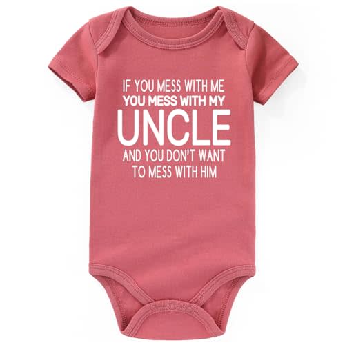 i love my uncle baby clothes newborn Outfits uncles announcement Girl Boy Funny Bodysuits
