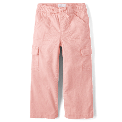 Baby And Toddler Girls Baggy Cargo Pants - Pink