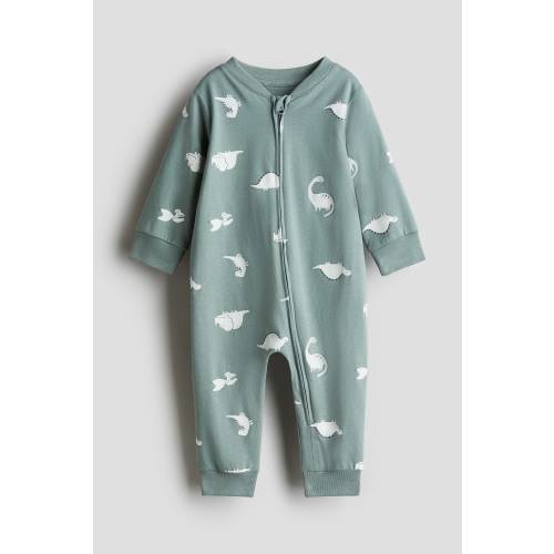 PATTERNED PAJAMA JUMPSUIT