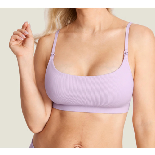 Ribbed Scoop Nursing Bralette