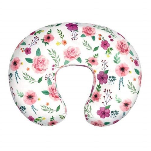 TESOBI Nursing Pillow Support, Ergonomic Essentials for Breast and Bottle Feeding, Firm Fiber Fill, with Removable Pillow Cover, Machine Washable
