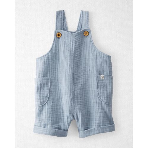 Baby Organic Cotton Gauze Shortall