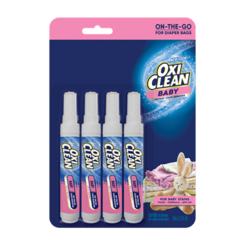 OxiClean On the Go Baby Stain Remover Pen, 22 mL, 4 Ct