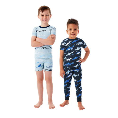 Member's Mark Boys 4-Piece Organic Cotton Pajama