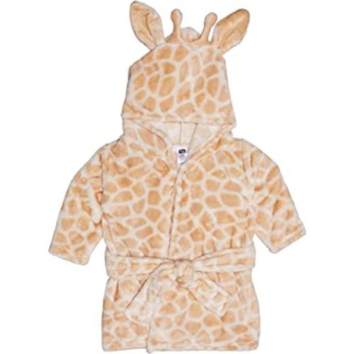 Hudson Baby Unisex Baby Plush Animal Face Bathrobe