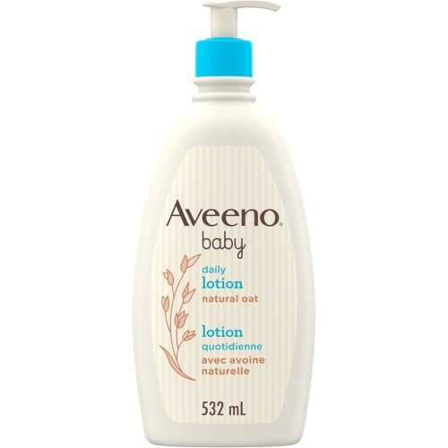 Aveeno Baby Daily Moisture Gentle Body Wash & Shampoo with Oat Extract, 2-in-1 Baby Bath Wash & Hair Shampoo, Tear- & Paraben-Free for Hair & Sensitive Skin, Lightly Scented, 18 fl. oz