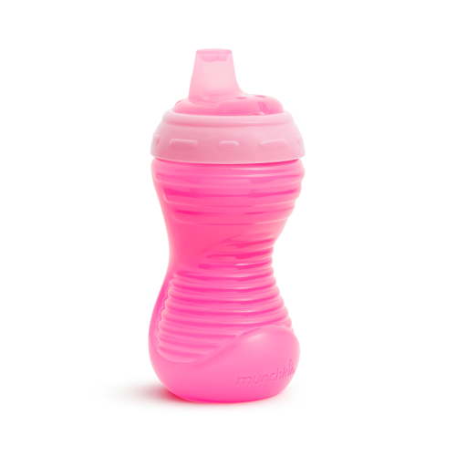 Munchkin Mighty Grip Infant Sippy Cup, 10 oz, Pink, Unisex