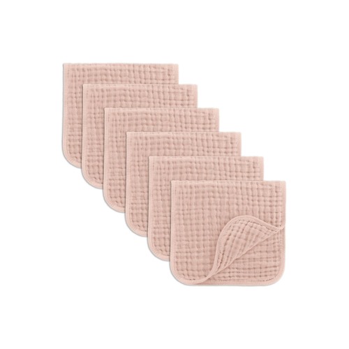 Muslin Burp Cloths - Pack of 6