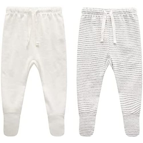 Owlivia Organic Baby Pant Legging Jogger for Infant, Boys Girls Toddler | 0-3M