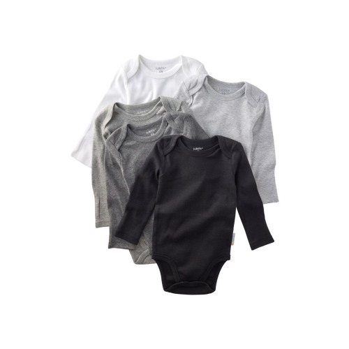 Blake Long Sleeve Organic Cotton Assorted 5-Pack Bodysuits