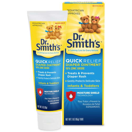 Dr. Smith's Premium Blend Baby Diaper Rash Treatment Cream, 3 oz Tube