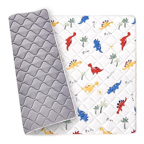 Premium Foam Baby Play Mat 50" X 50", Thick One-Piece Crawling Mat, Odorless Baby Mat Floor Mat, Non-Slip Cushioned Baby Playmat for Infants,Babies,Toddlers. Machine Washable for Easy Care.