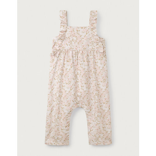 Organic Cotton Petunia Floral Cord Frill Romper (0–24mths) | Baby Clothing | The White Company US