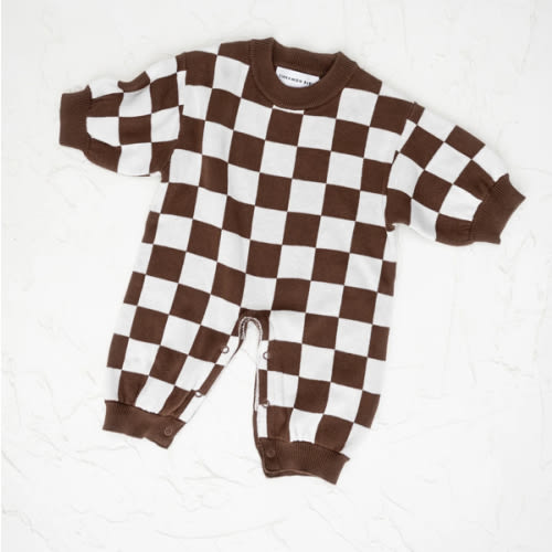 Knitted Lounge Suit - Chocolate