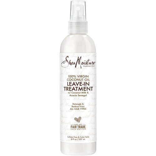 Shea Moisture 100 Percent Virgin Coconut Oil Leave-In Treatment, 8 Ounce