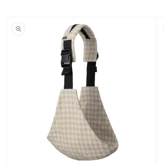 Khaki Houndstooth Baby Sling Carrier