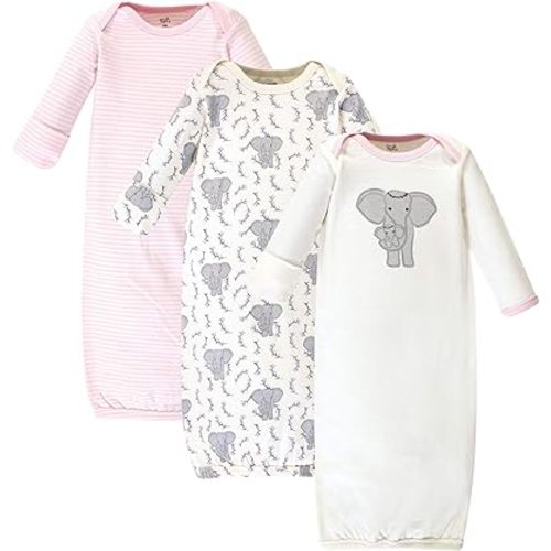 Touched by Nature Unisex Baby Organic Cotton Gowns