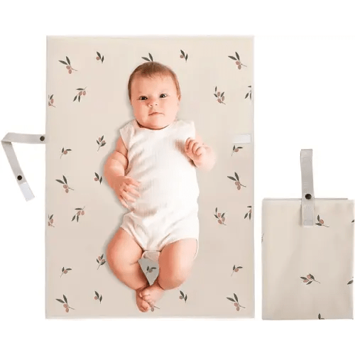 Waterproof Portable Changing Pad (Olive Branch)