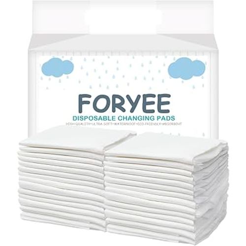 Amazon.com: FORYEE Disposable Underpads 17 x 24 Inches (25 Pack) Incontinence Bed Pads Heavy Absorbent Soft Non-Woven Fabric Breathable - White : Health & Household