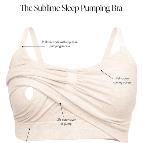 Kindred Bravely Sublime Wireless Comfort Sleep Pumping Bra | Seamless Hands-Free Pumping & Nursing Bra