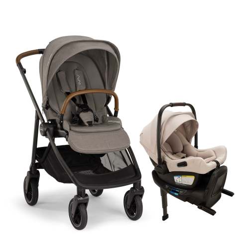 Nuna Swiv Stroller + Pipa Aire RX Infant Car Seat:Color Caviar