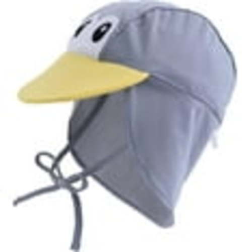 Cuddle Club Infant Sun Hat UPF 50+ UV Protection Hat Baby Summer Essentials, Gray Penguin Medium