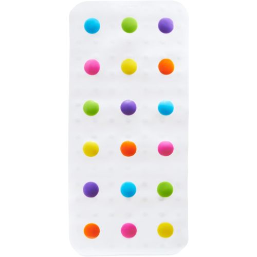 Munchkin® Dots™ Bath Mat for Kids, Multicolored, 30.5x14.25 Inch