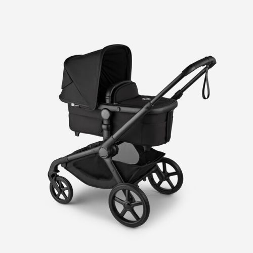 Bugaboo Kangaroo 2-in-1 stroller Midnight black sun canopy, midnight black fabrics, black chassis | Bugaboo