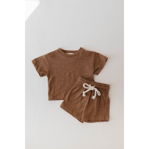 Basic Short Set | Brown