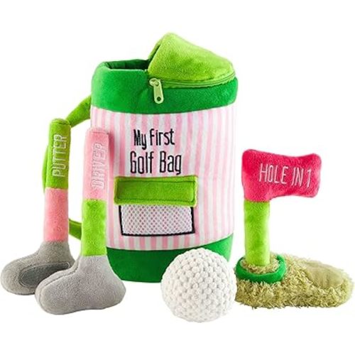 Pink Golf Plush Set