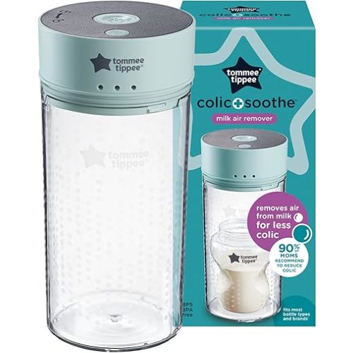 Colicsoothe Anti-Colic Air Remover Bottle by Tommee Tippee - Relieves Colic, Gas, and Discomfort in Newborns, Infants & Babies, Advanced Air Removal Technology for Symptom Relief