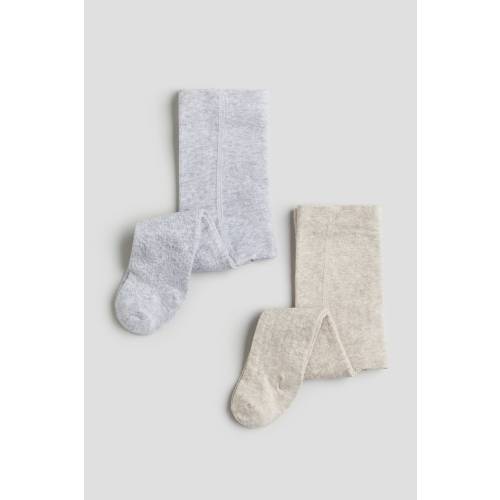2-PACK TEXTURED-KNIT TIGHTS