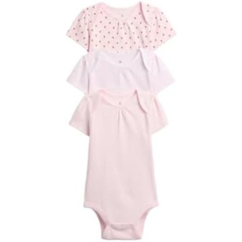 GAP baby-girls 3-pack Short Sleeve Bodysuit