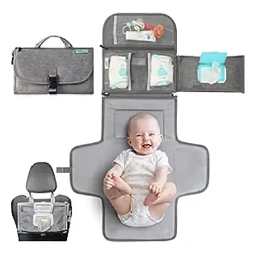 Kopi Baby Portable Diaper Changing Pad - Grey