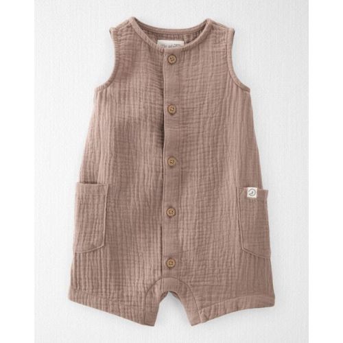Organic Cotton Gauze Romper -Size 18m