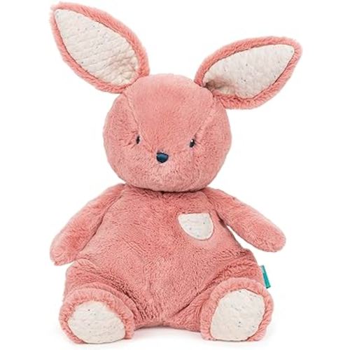 GUND Baby Oh So Snuggly Bunny Stuffed Animal, Bunny Toddler Toy, Dusty Rose Pink, 12.5"