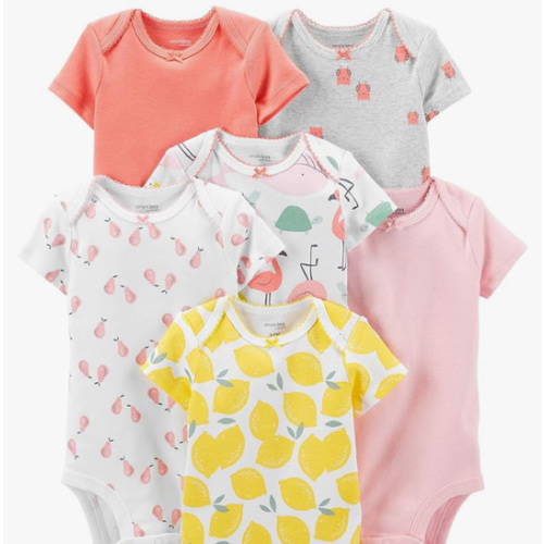 Simple Joys by Carter's Baby Girls' 6-Pack Sleeveless Bodysuit