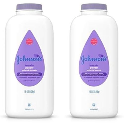 Johnson's Baby Powder Calming Lavender 15 Ounce (Pack of 2)