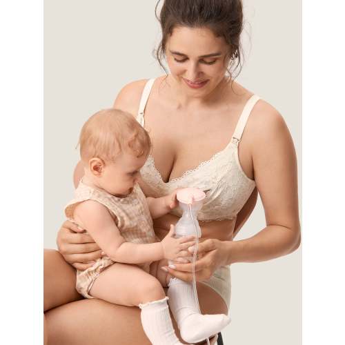 Cotton Lining Hands Free Pumping Bra