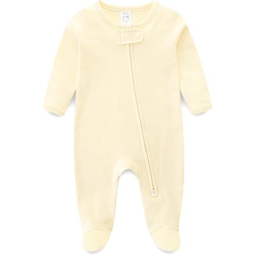Baby Girl Boy Zipper Sleepers Clothes,Cotton Toddler Pajamas,Cute Onesie Outfits Newborn Footies