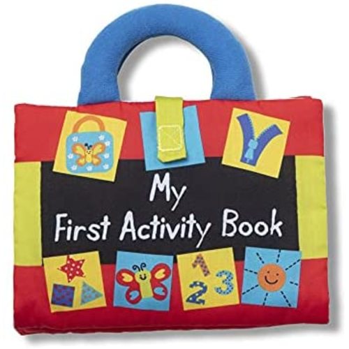 Melissa & Doug K’s Kids My First Activity Book 8-Page Soft Book for Babies and Toddlers