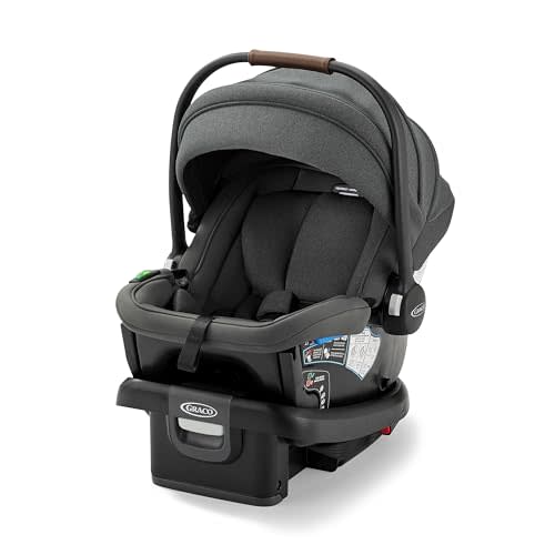 Graco Gomax Infant Car Seat, Ace, Lightweight, Reclining Rear Facing Car Seat Installs with or Without a Base