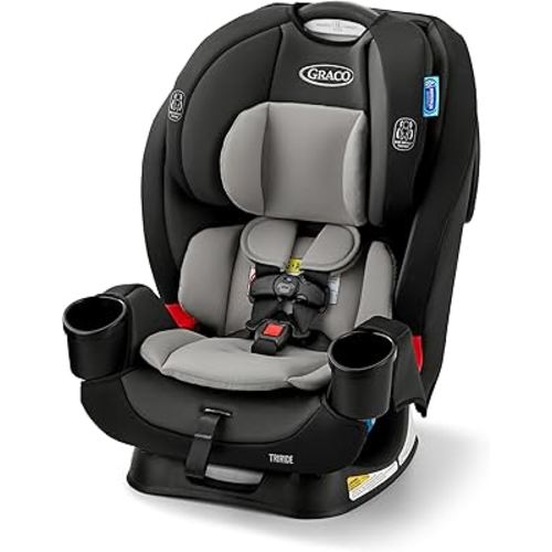 Graco TriRide 3-in-1 Convertible Car Seat - Highback Booster, Forward & Rear Facing Modes, Suitable from Newborn to Preschooler, Perfect for Long Journeys in Redmond Color