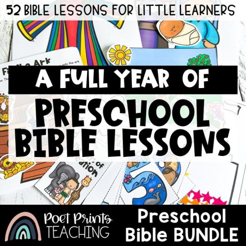 Preschool Bible Crafts and Lessons, Printable Activities, Sunday School, Children's Church, Kindergarten, Curriculum