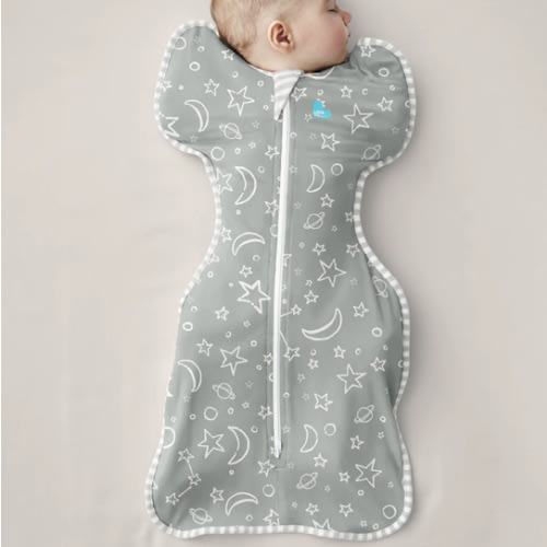 Swaddle Up™ 1.0 TOG Viscose from Bamboo Olive Stars & Moon