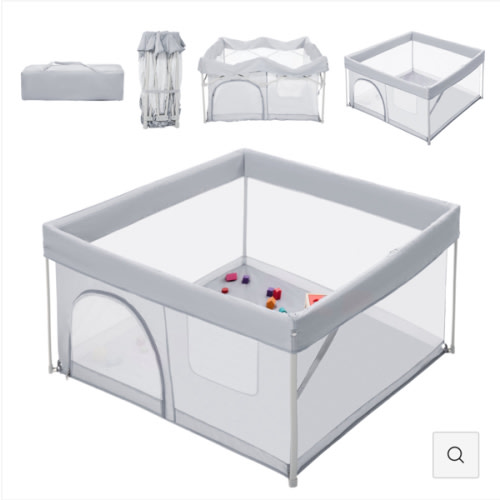 Babelio Baby Playpen – Quick Setup, Portable & ASTM Certified