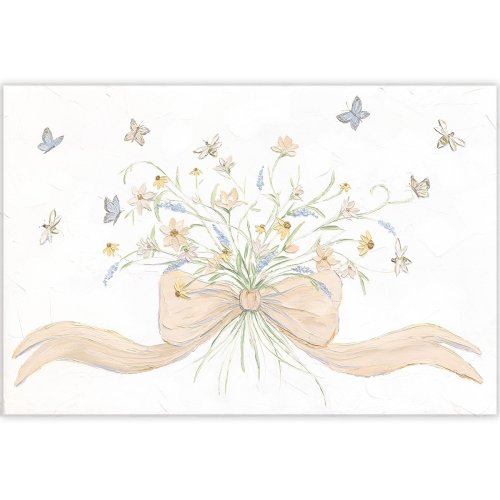 Dressed In Bows & Butterflies, Paper & Canvas Prints from Casey's Baby & Children Collection — Casey Langteau Art Gallery