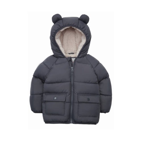 Baby Fleece Lined Bear Puffer Jacket