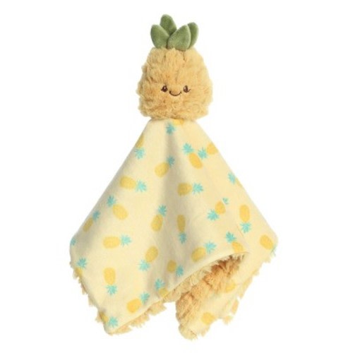 ebba Large Pineapple Luvster Precious Produce Snuggly Baby Stuffed Animal Yellow 13"