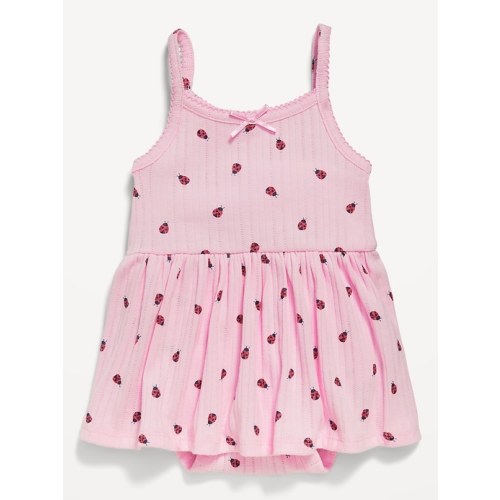 Sleeveless Pointelle Bodysuit Dress for Baby